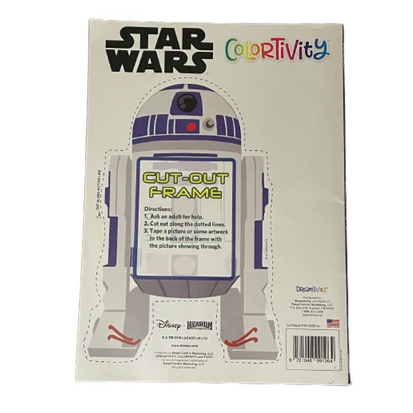 Colortivity Dinsney STAR WARS Galaxy Of Adventures~Coloring & Activity Book - Picture 2 of 4